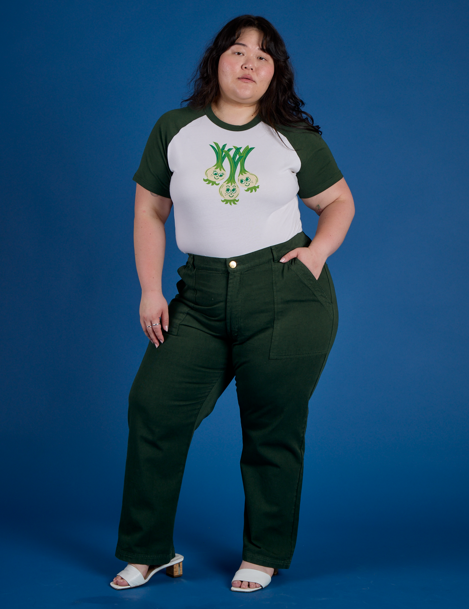 Produce Raglan Tee - Scallions