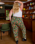 Work Pants in Kitchen Collection back view on Juliet