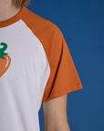 Produce Raglan Tee - Habanero