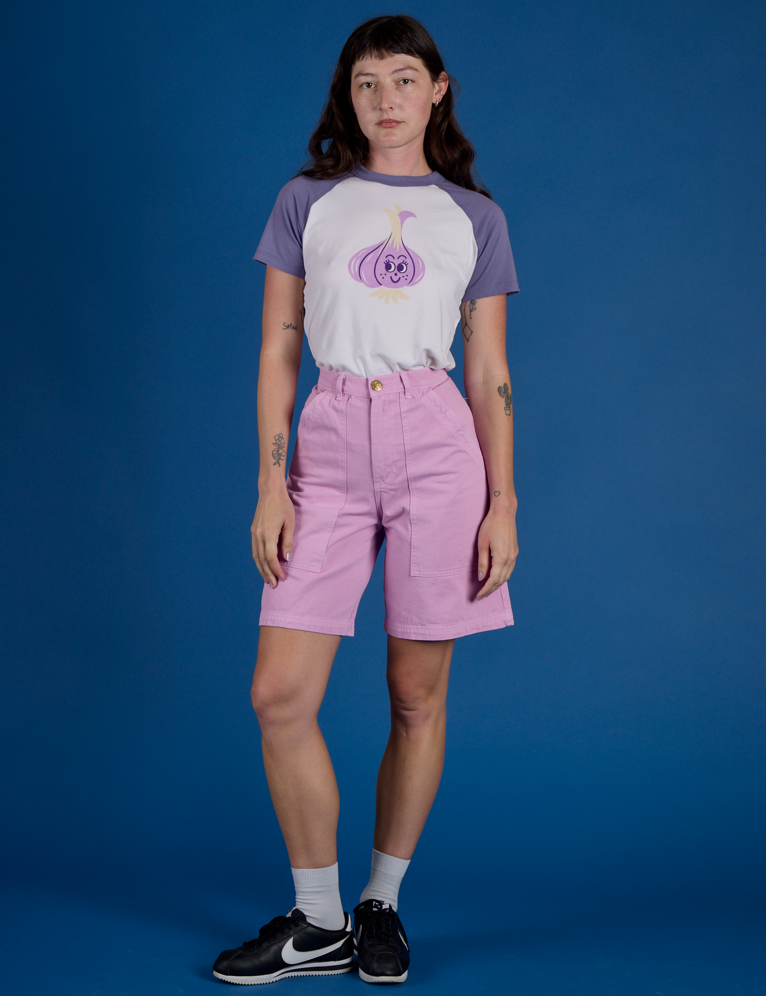 Produce Raglan Tee - Garlic