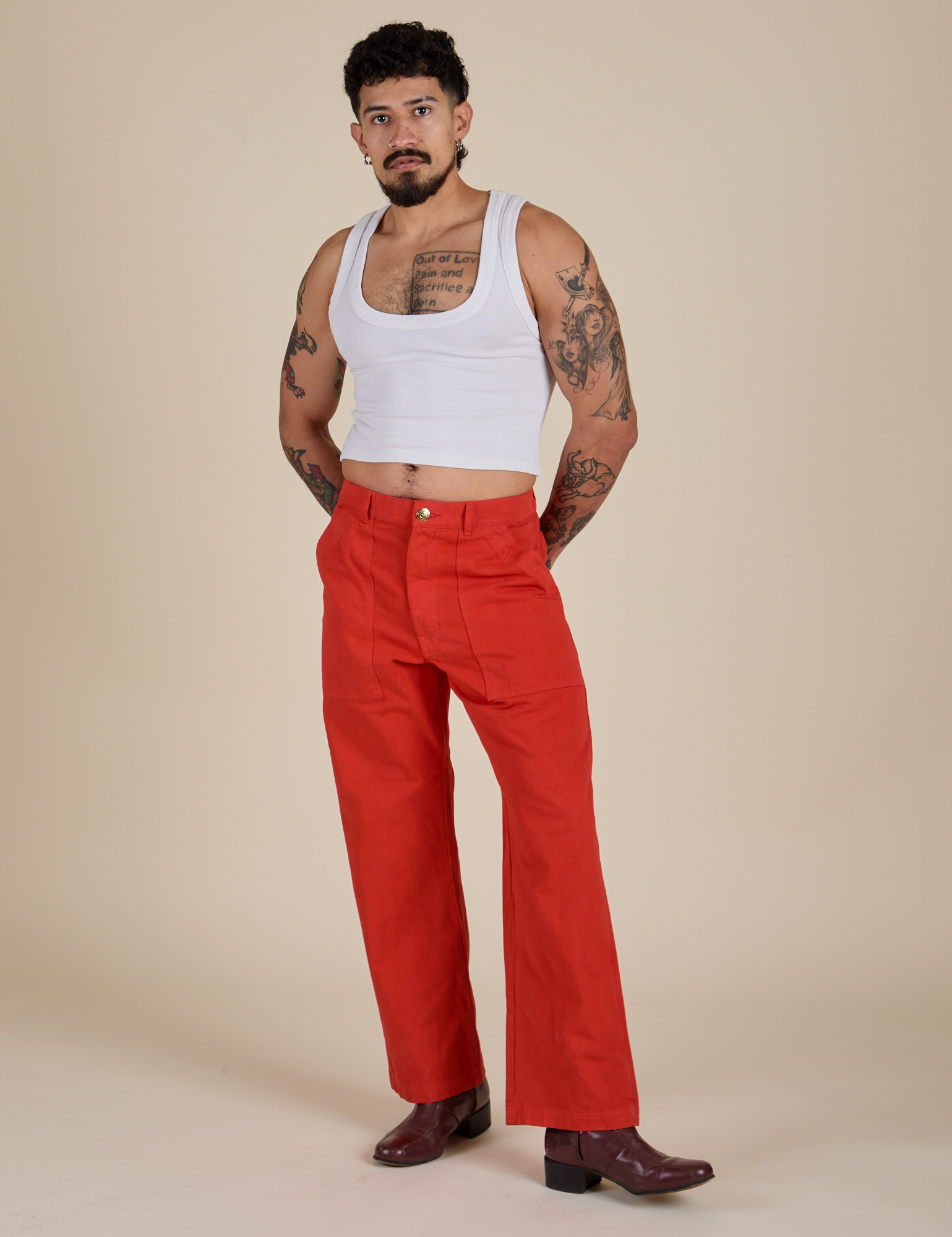 Work Pants - Mustang Red – BIG BUD PRESS