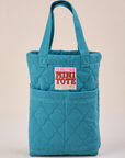 Quilted Mini Tote in Marine Blue