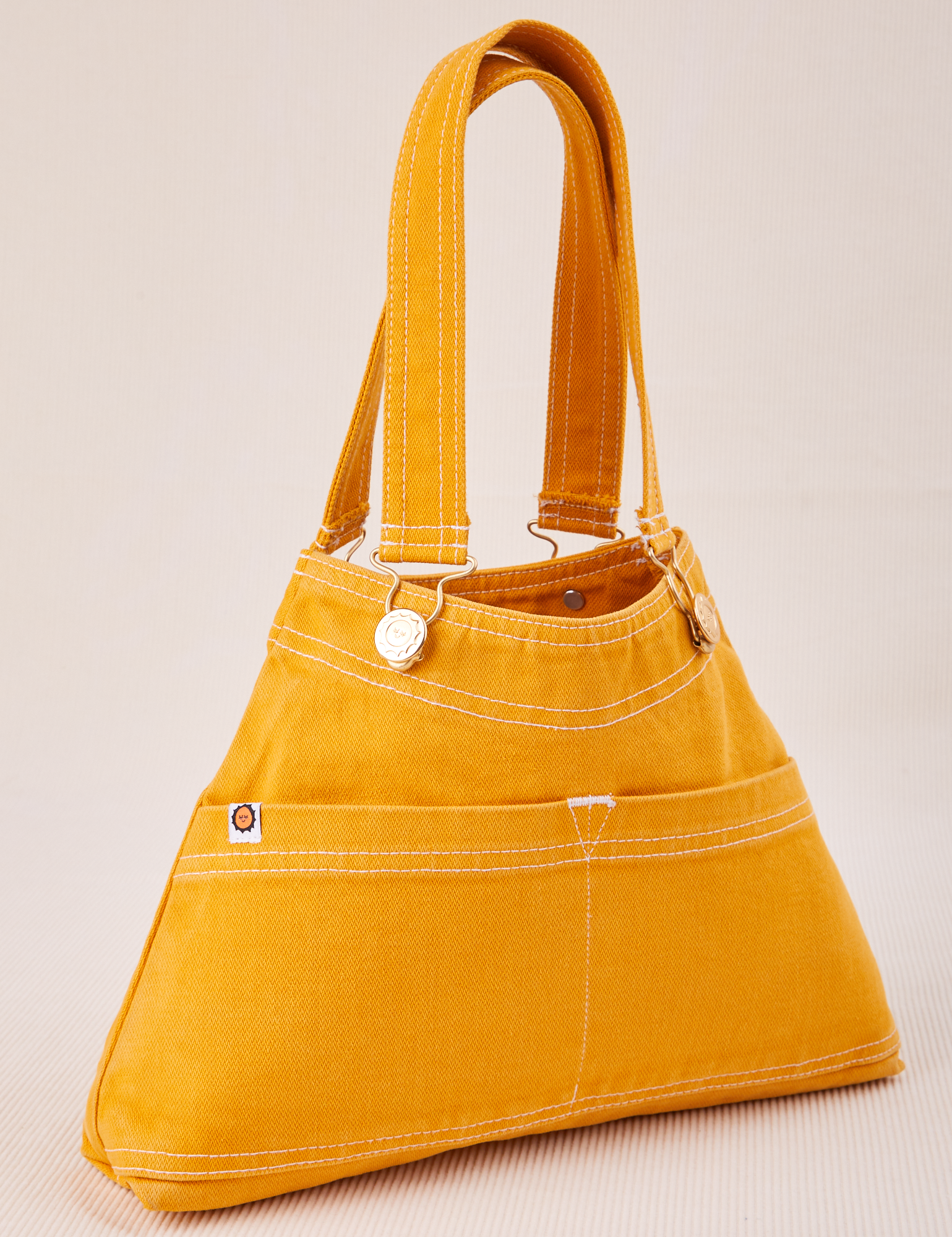 Overall Handbag in Mustard Yellow