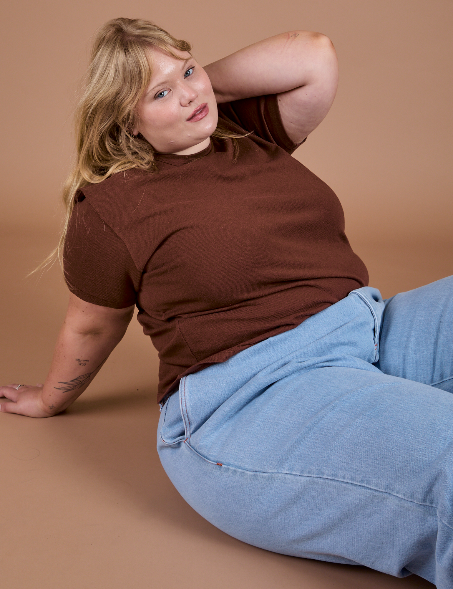 Burly Tee - Fudgesicle Brown