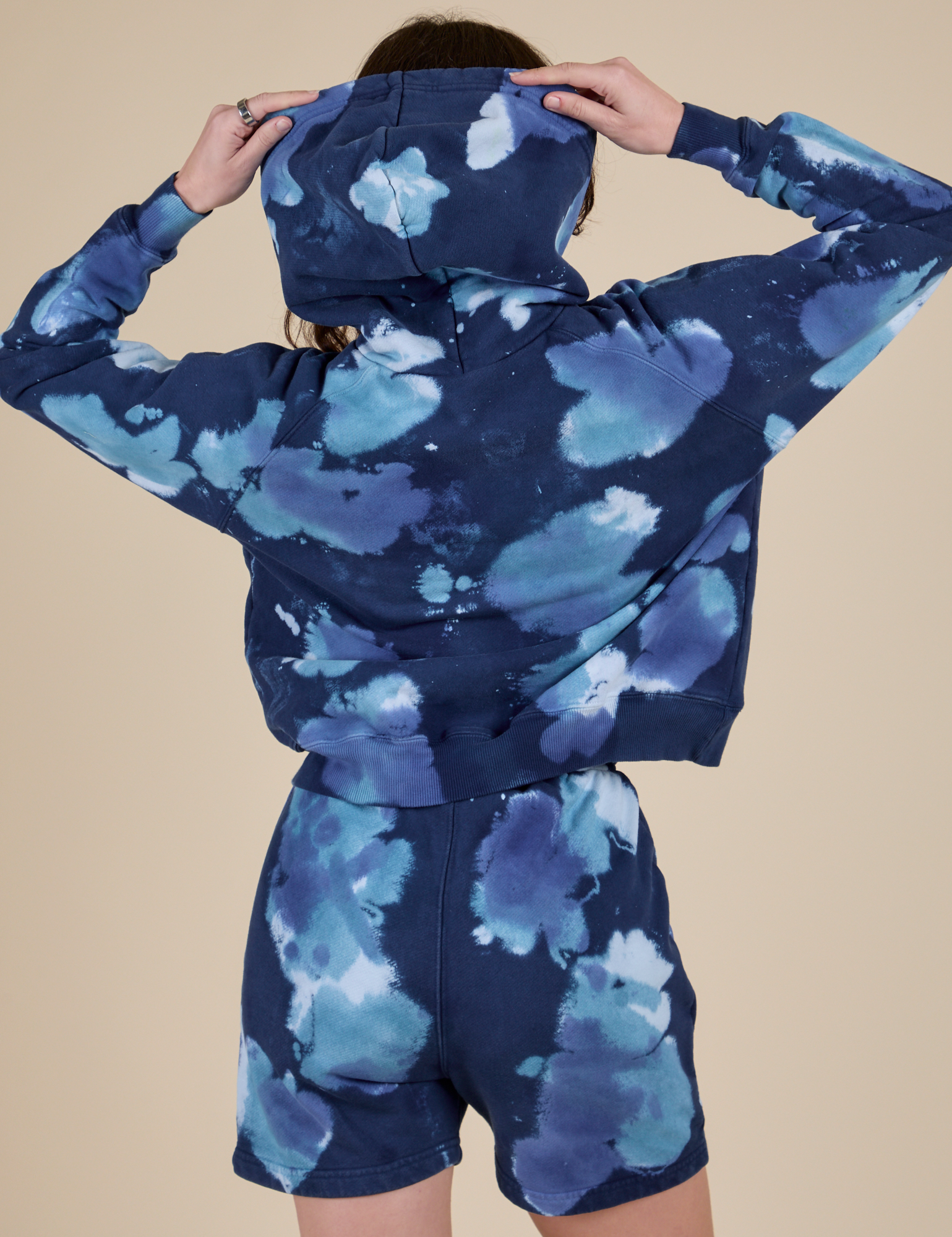 Heavyweight Oversized Hoodie - Blue Magic Waters