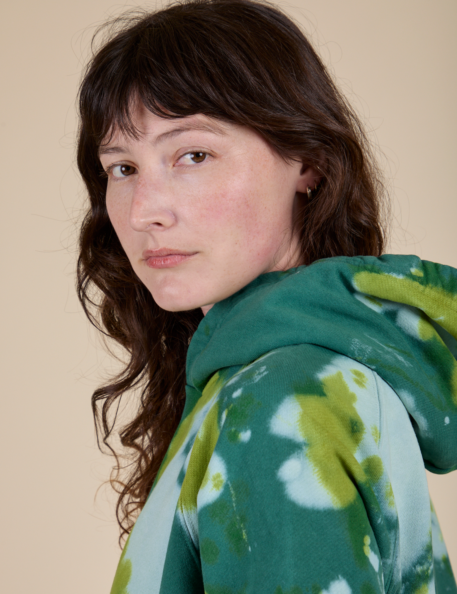 Heavyweight Oversized Hoodie - Green Magic Waters