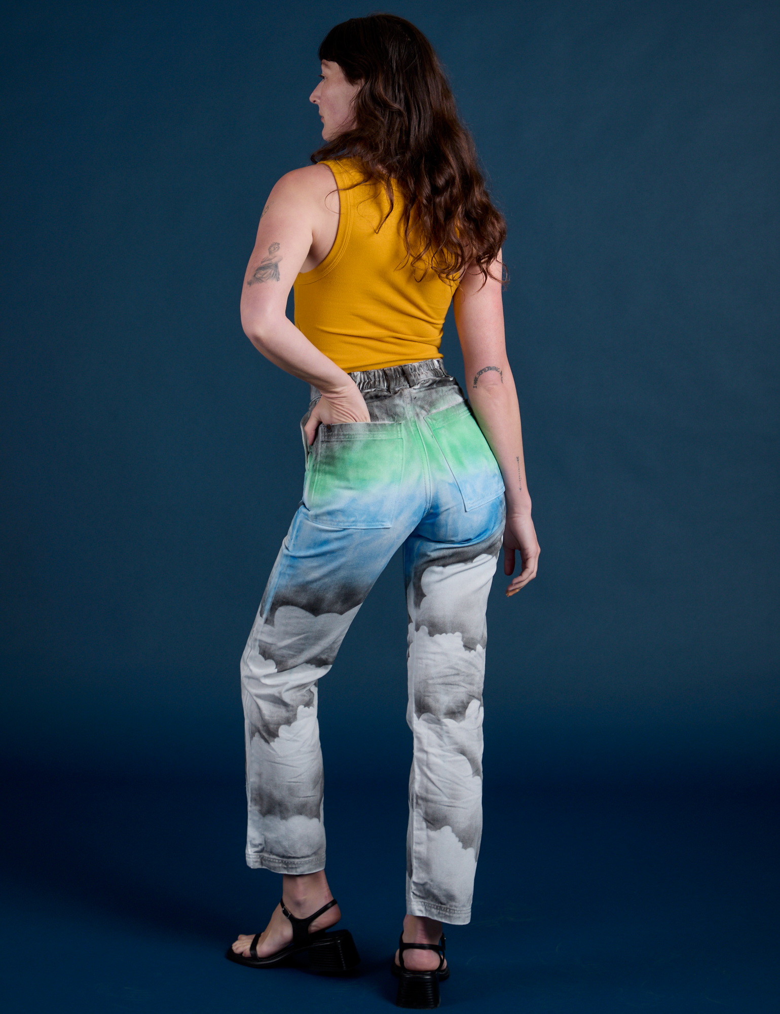Work Pants - Night Sky Airbrush