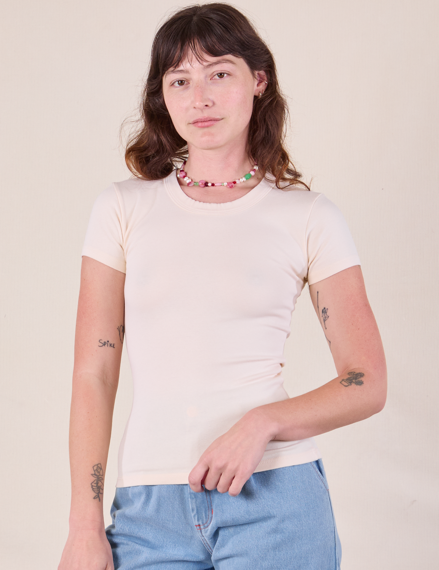 Baby Tee - Vintage Tee Off-White – BIG BUD PRESS