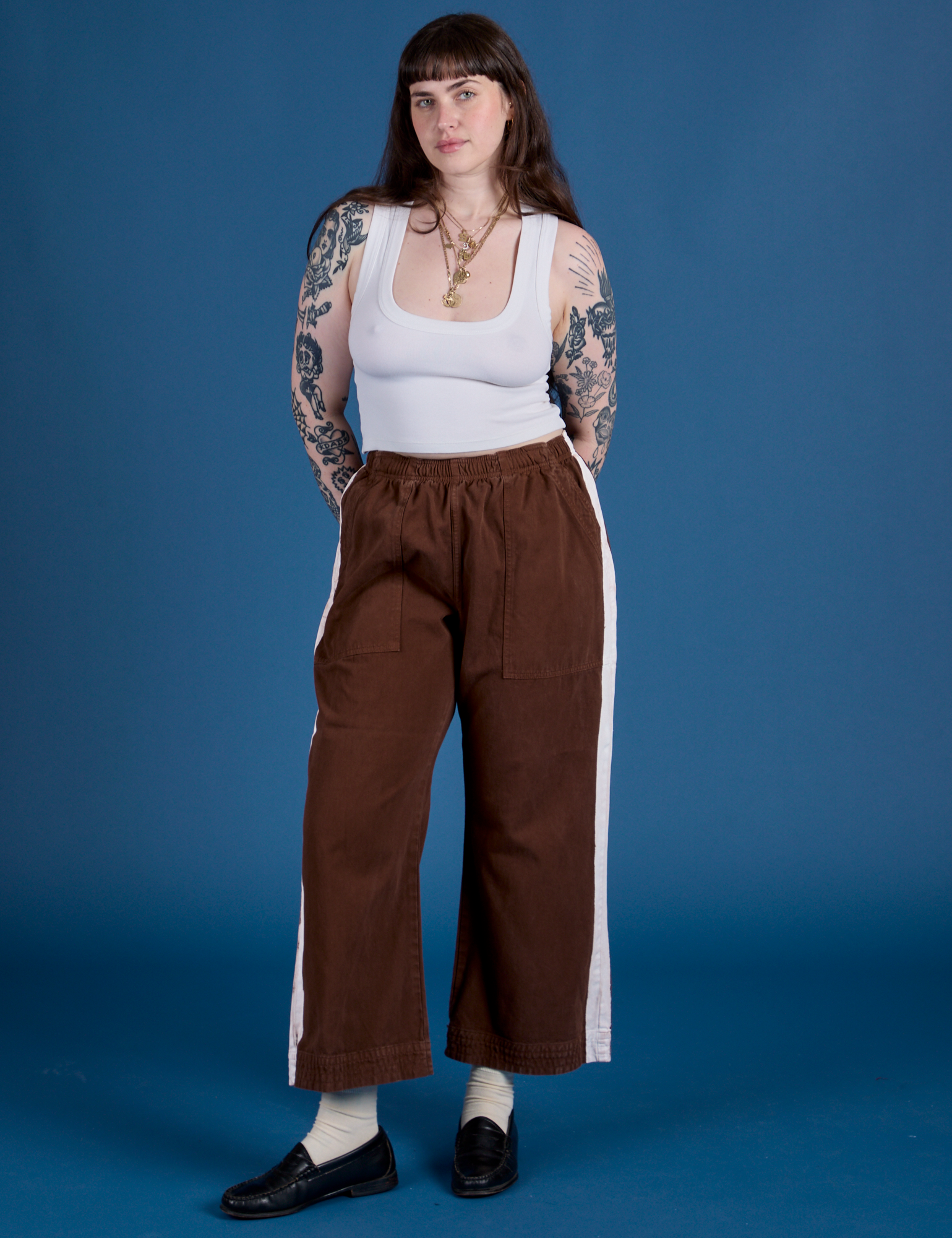 Painted Action Pants - Fudgesicle Brown – BIG BUD PRESS