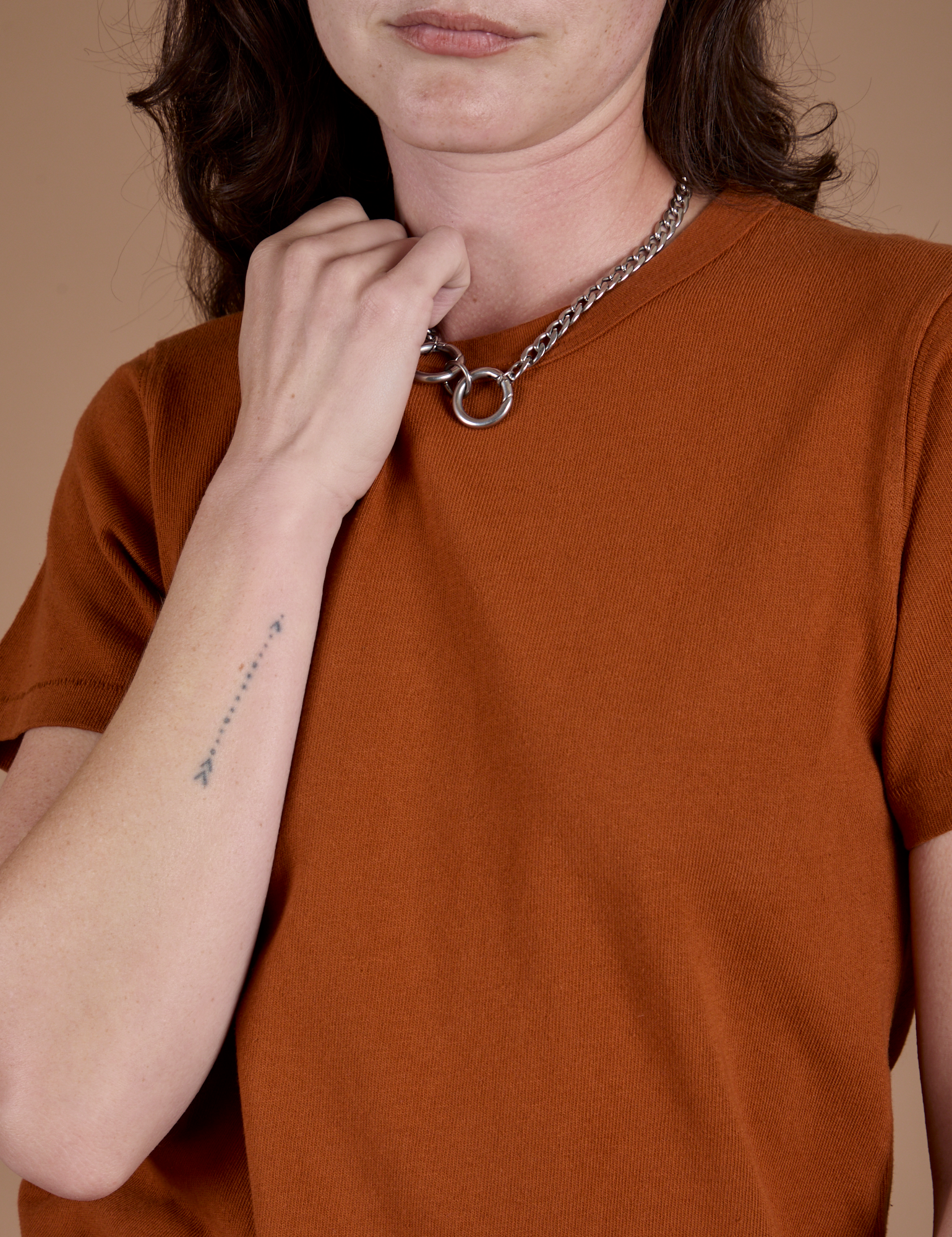 Burly Tee - Burnt Terracotta