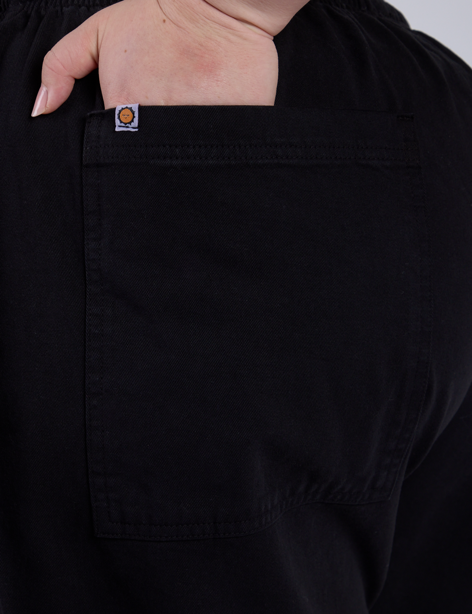 Drawstring Shorts - Basic Black