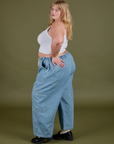 TRY-A-STYLE - Denim Drop Pocket Pants - Light Wash *FINAL SALE*