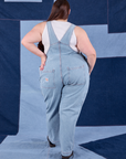 Indigo Denim Original Overalls in Light Wash back view on Marielena