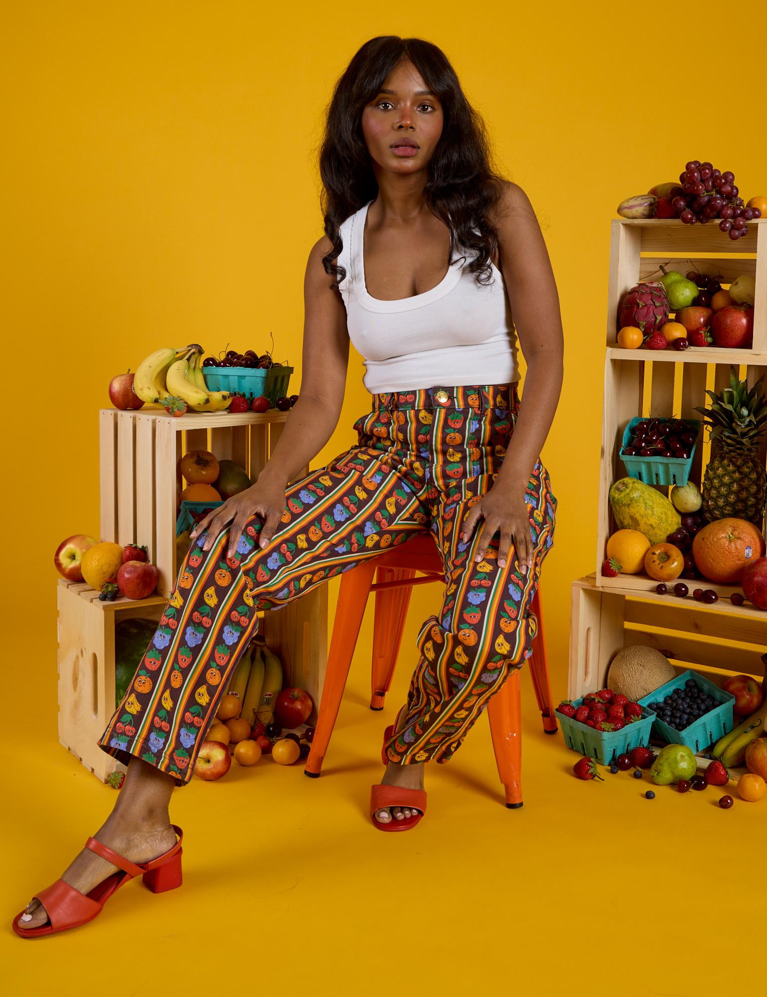 Work Pants - Fruit Fantasy