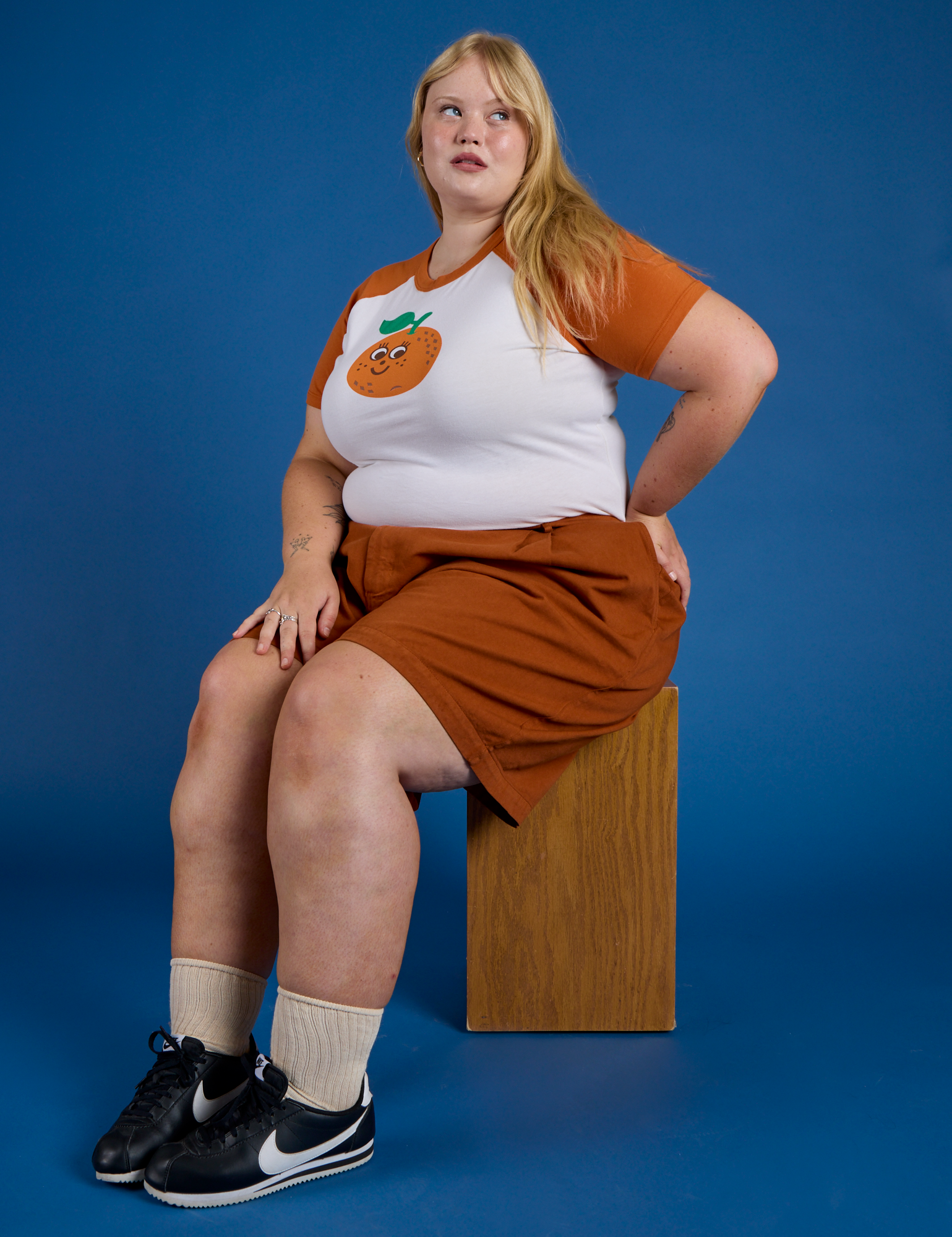 Produce Raglan Tee - Orange