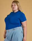 The Organic Vintage Tee - Royal Blue