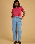 The Organic Vintage Tee - Hot Pink