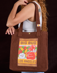 Bodega Shopper Tote in Gummy Bears worn over shoulder