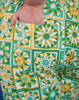 Spring Quilt Print Jumpsuit