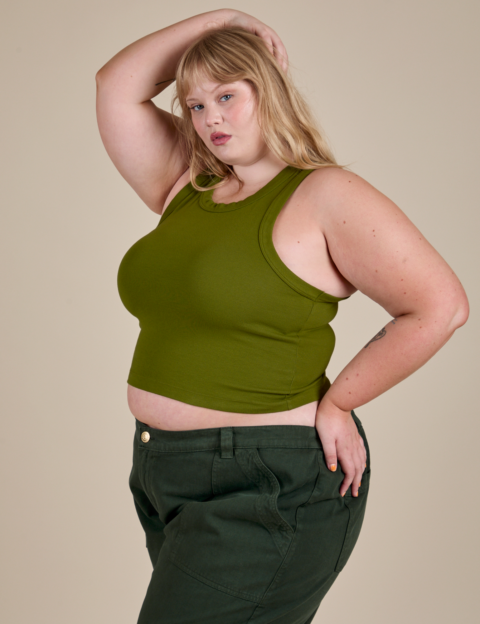 Racerback Tank - Summer Olive