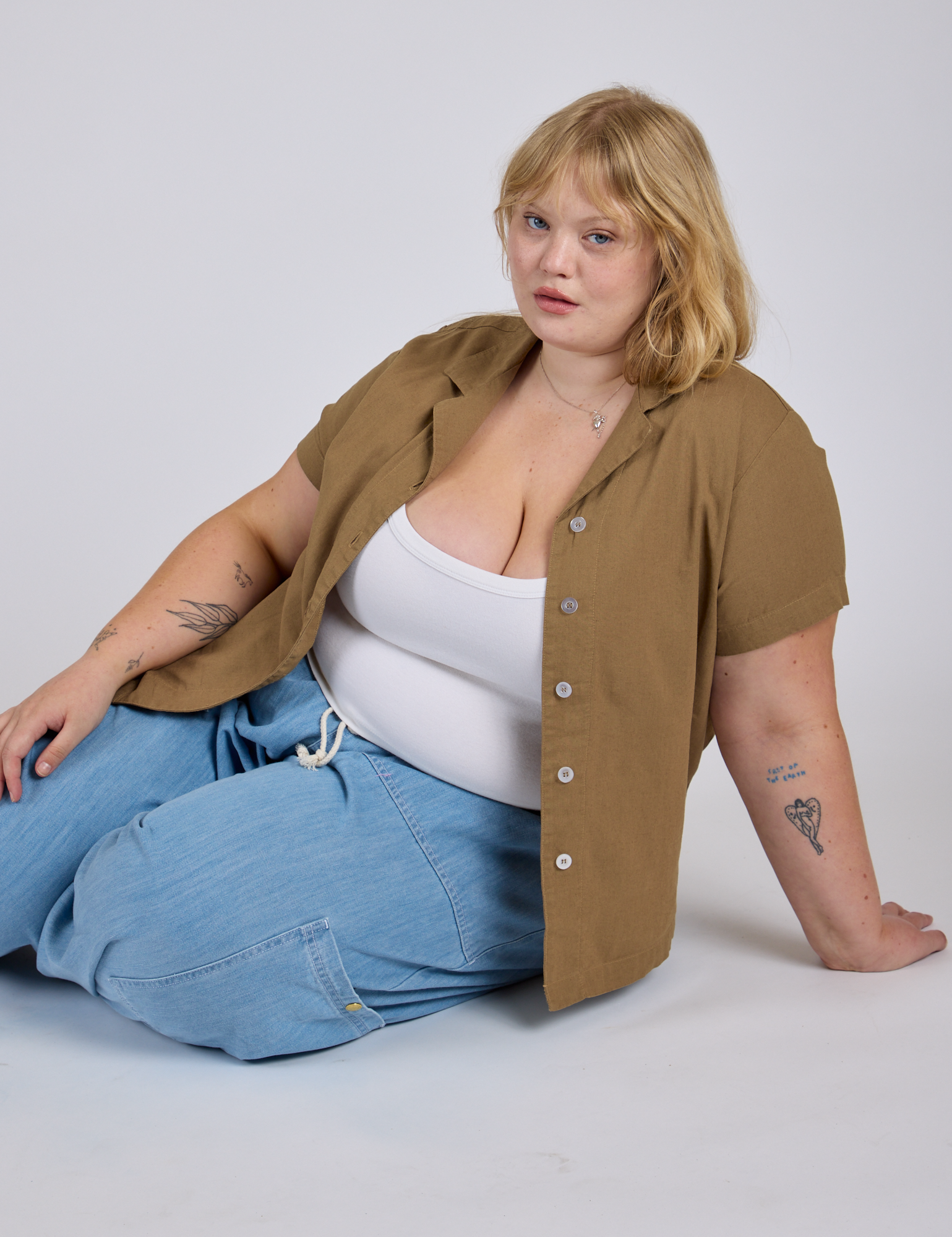 Pantry Button-Up - Desert Brown
