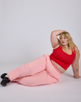 Work Pants - Baby Pink