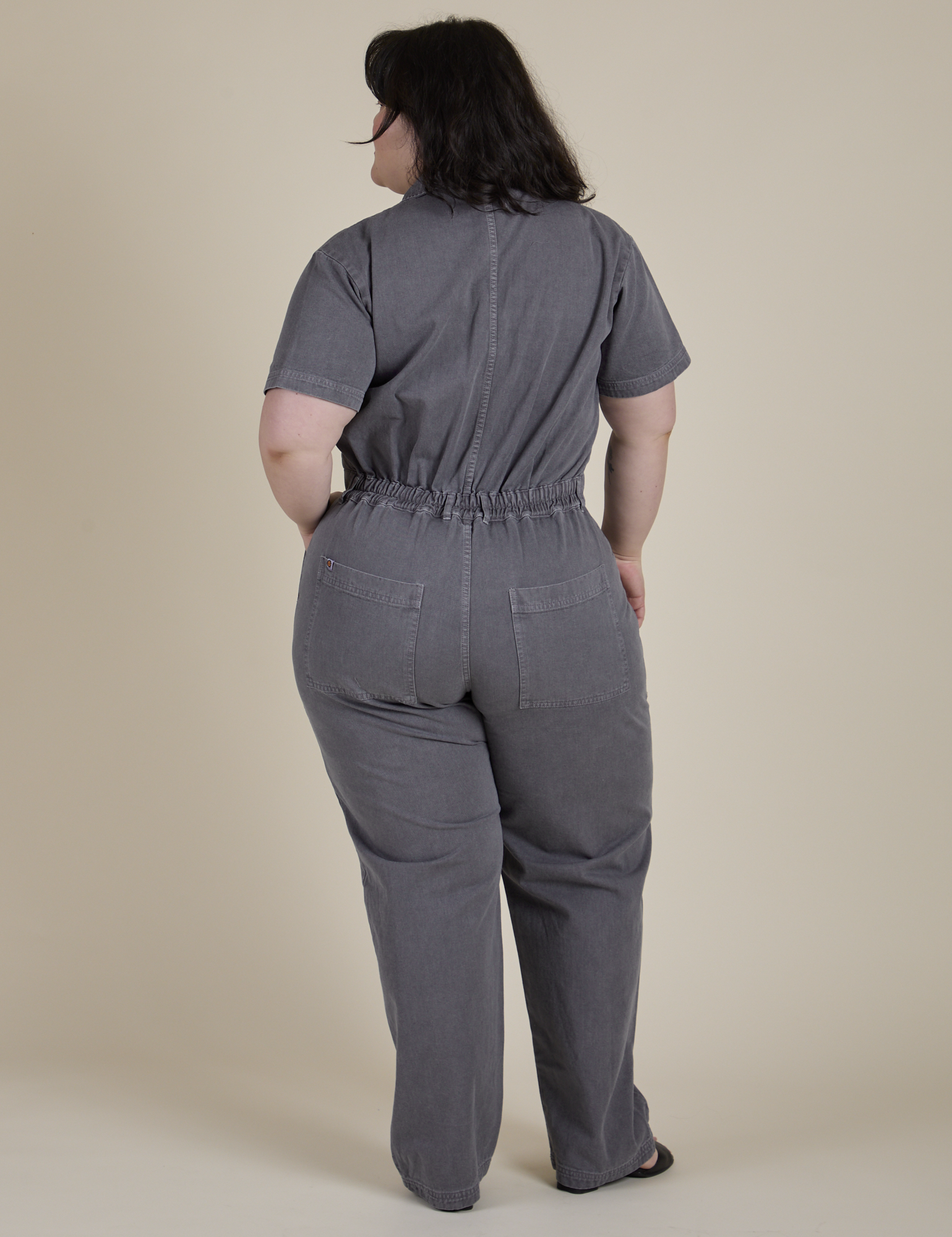 Short Sleeve Jumpsuit - Washed Grey – BIG BUD PRESS