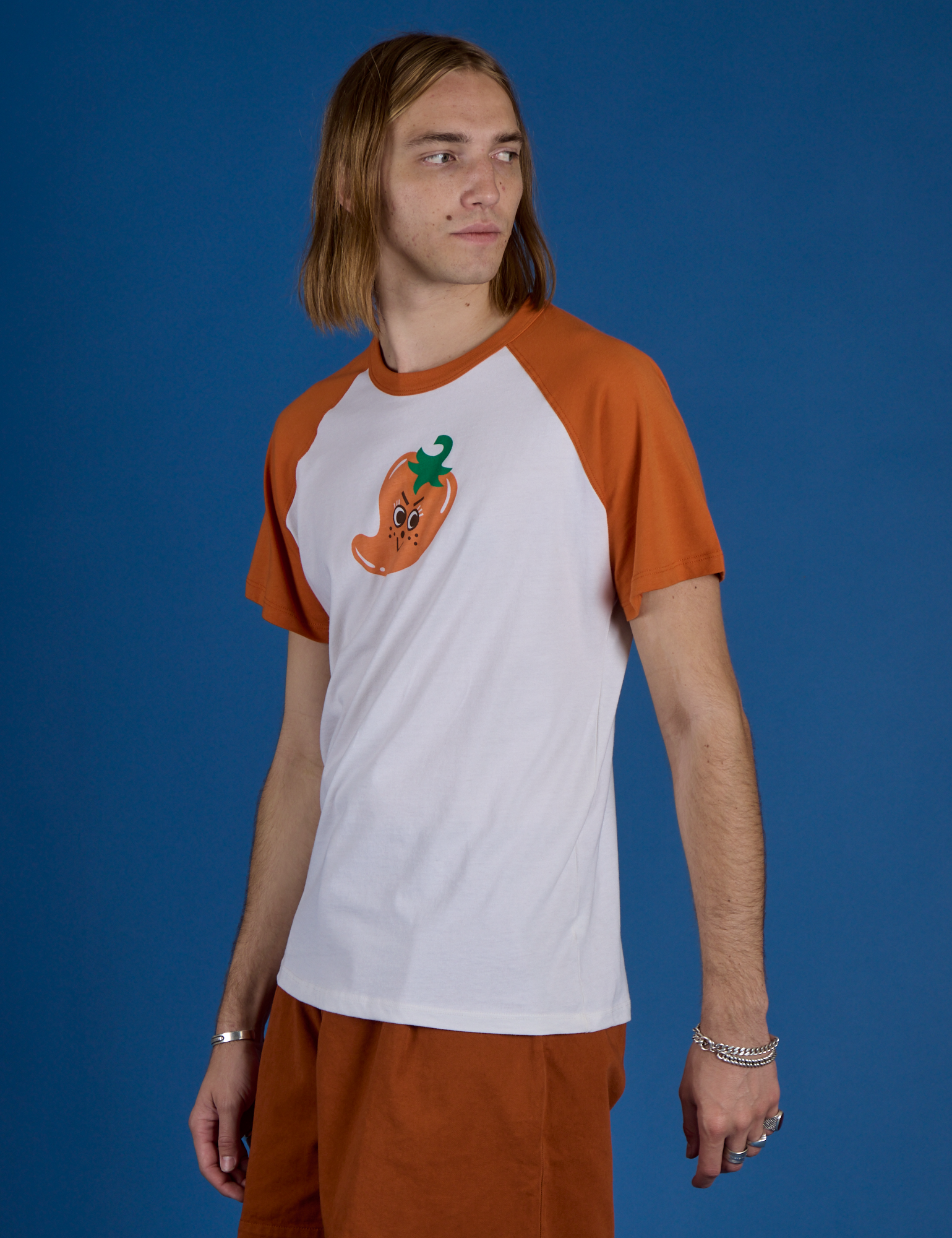 Produce Raglan Tee - Habanero