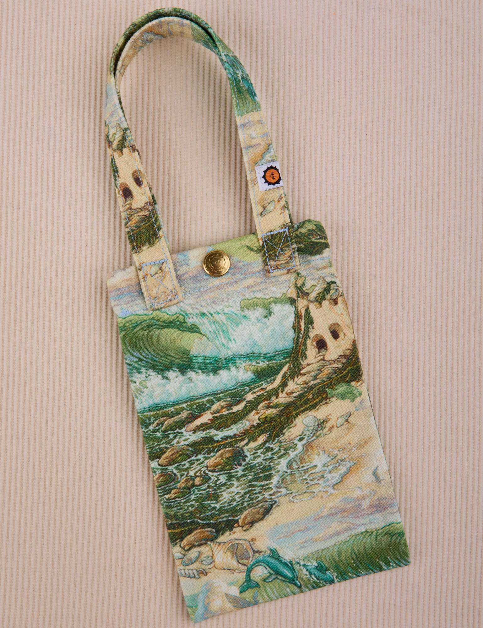 Ocean and Sky Printed Phone Tote