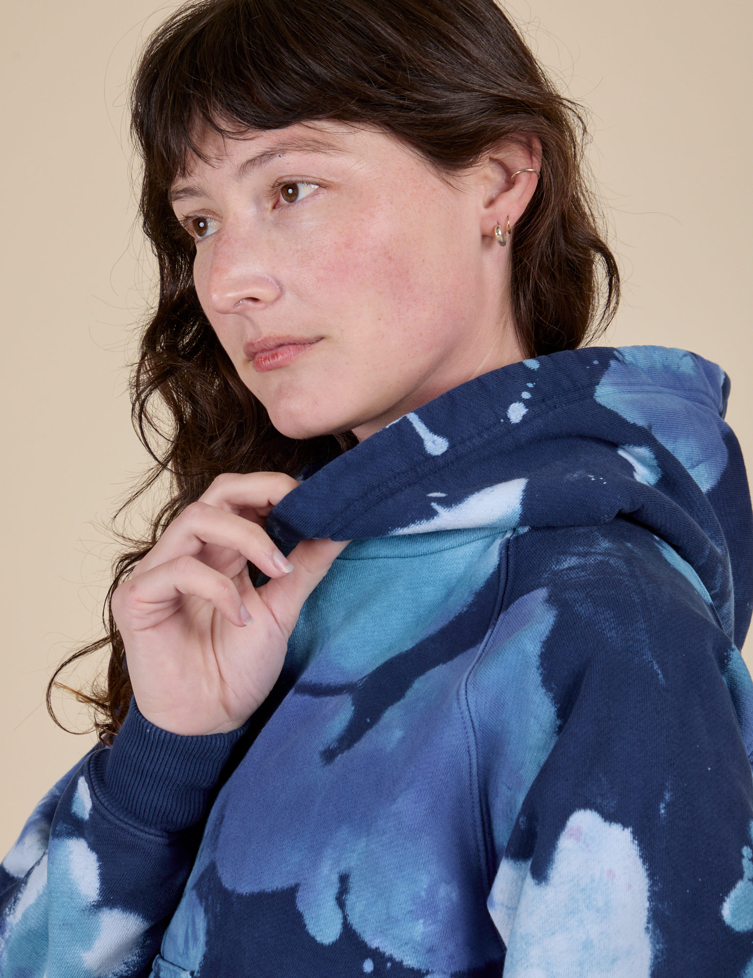 Heavyweight Oversized Hoodie - Blue Magic Waters