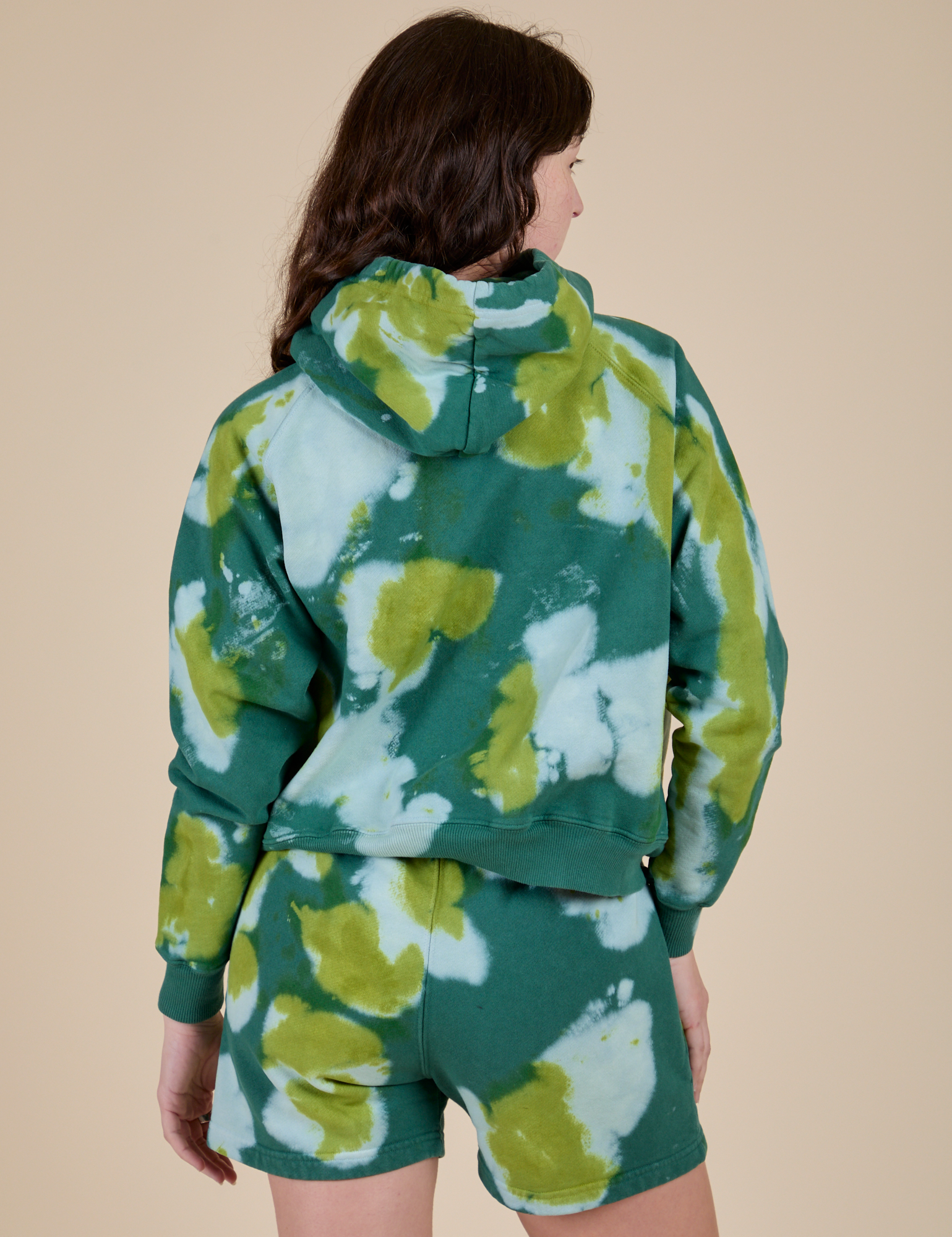 Heavyweight Oversized Hoodie - Green Magic Waters