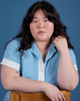 Painted Pantry Button-Up in Baby Blue on Ashley