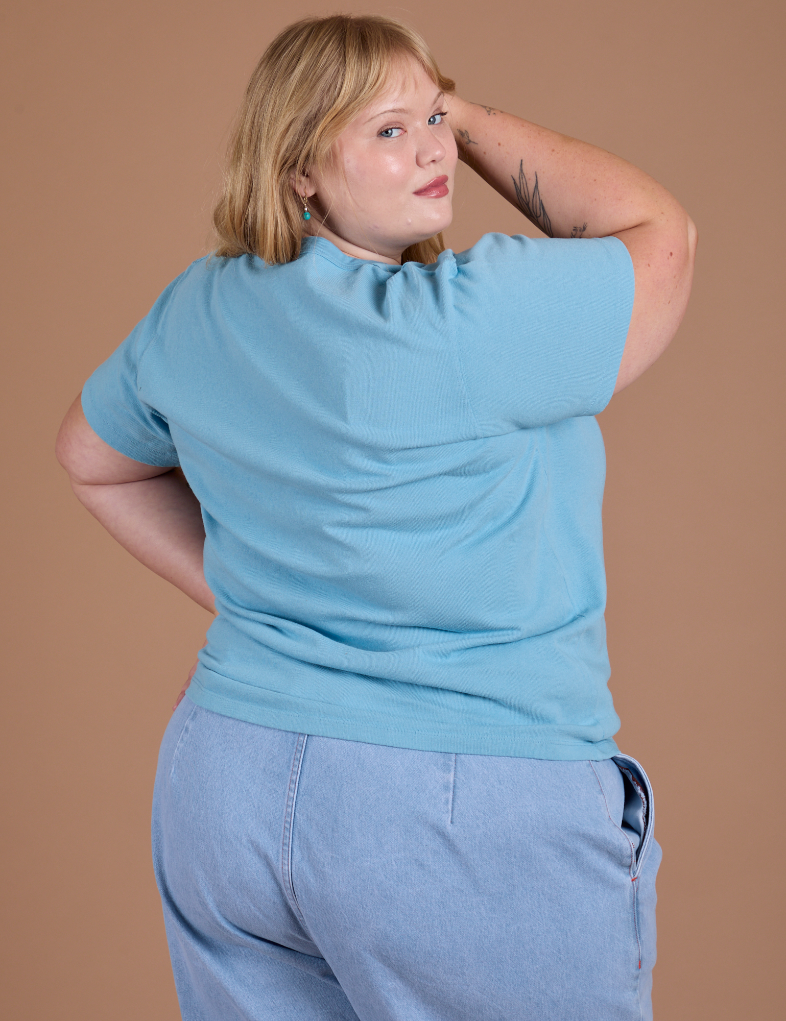 Burly Tee - Baby Blue