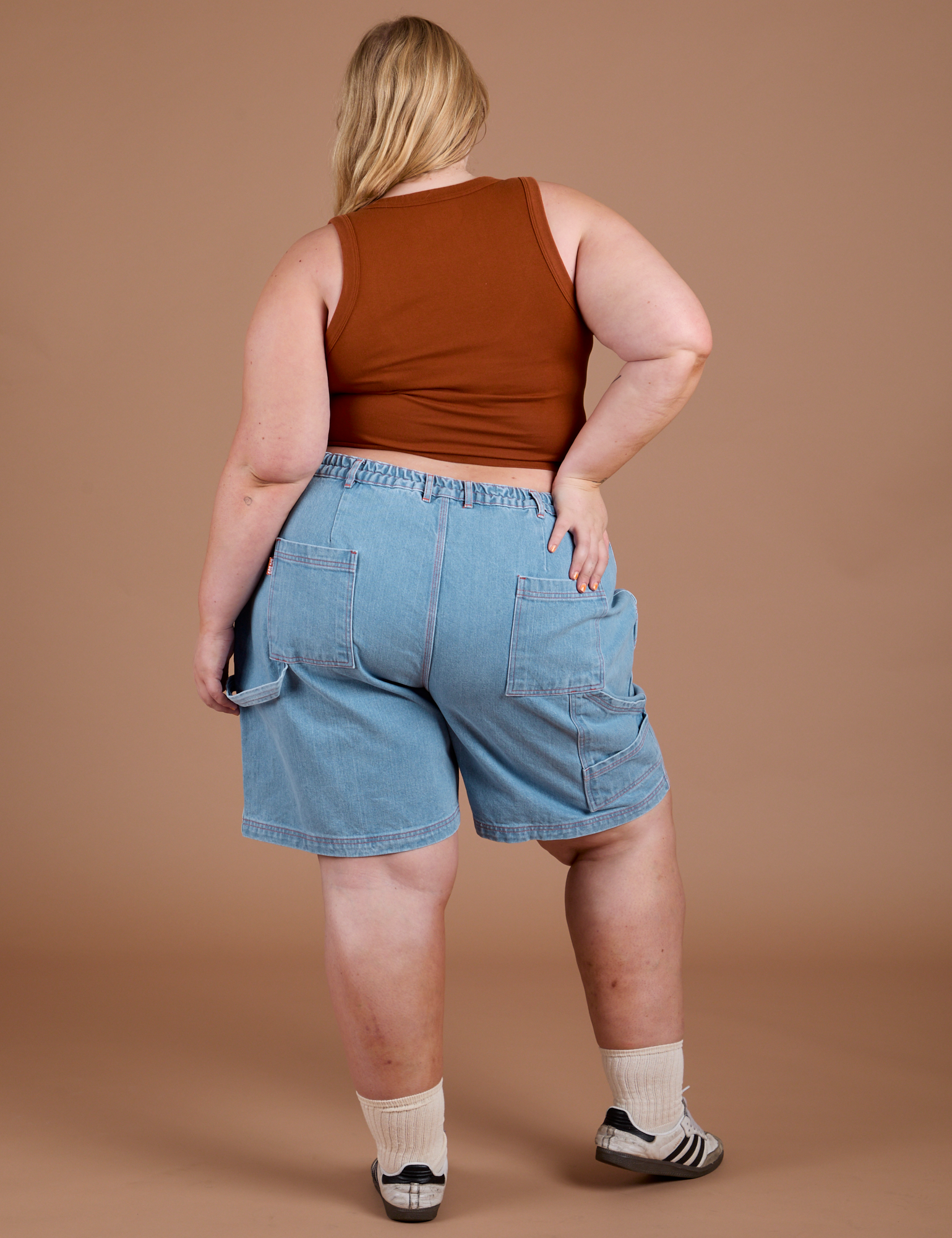 Carpenter Shorts - Light Wash
