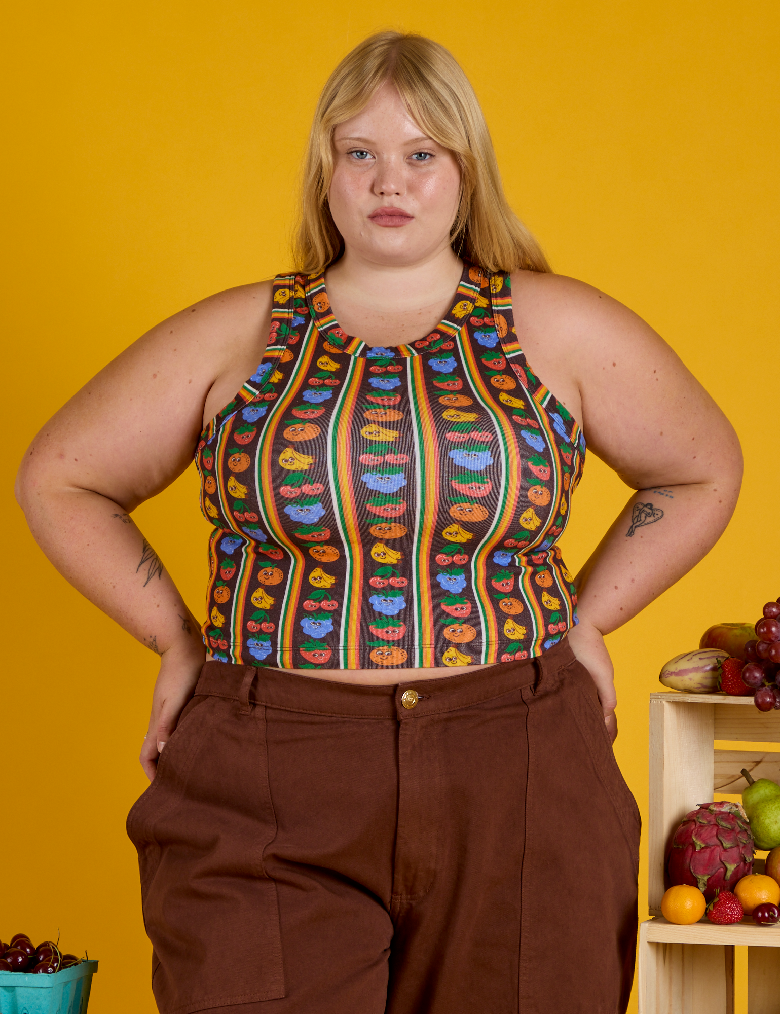 Racerback Tank - Fruit Fantasy