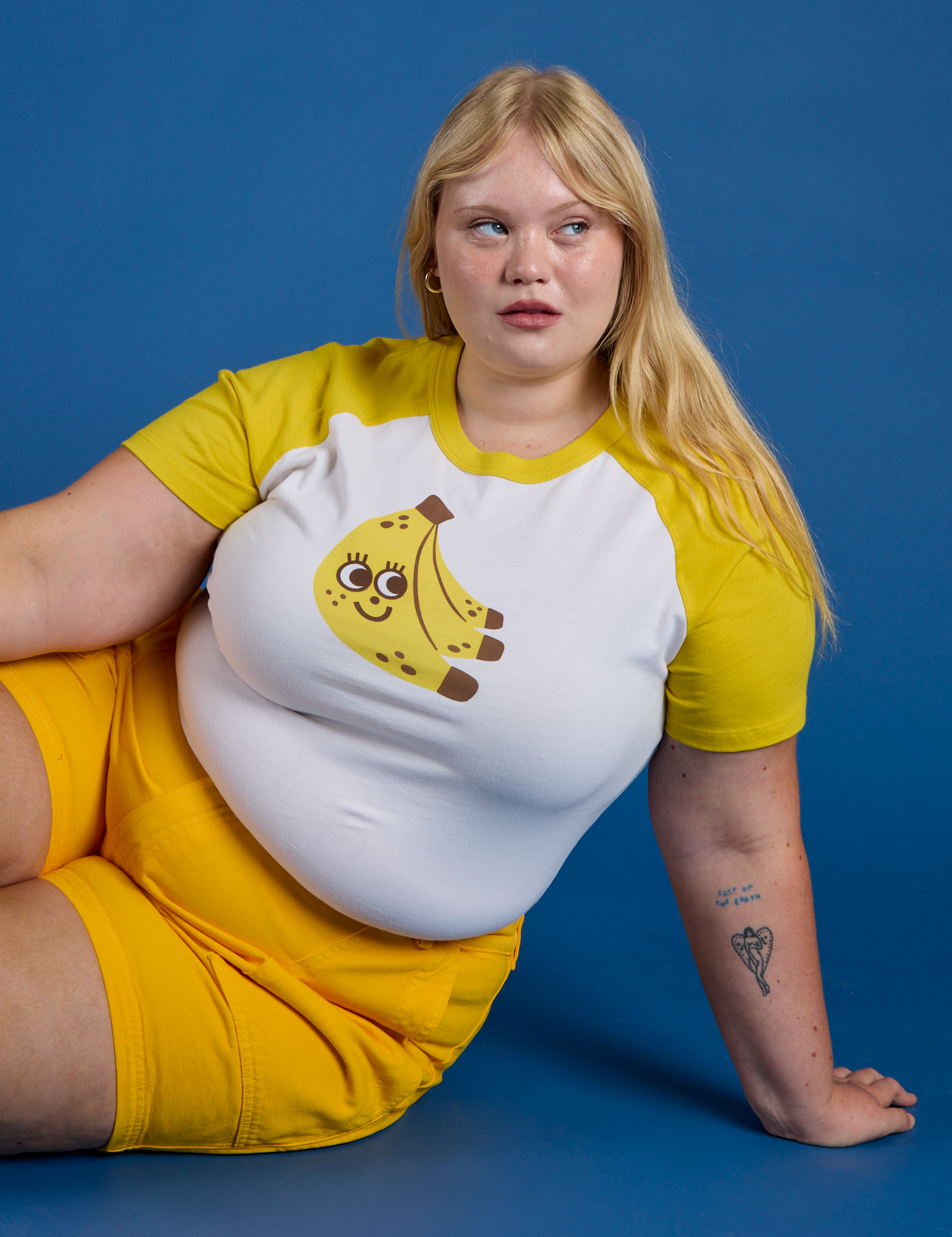 Produce Raglan Tee - Banana