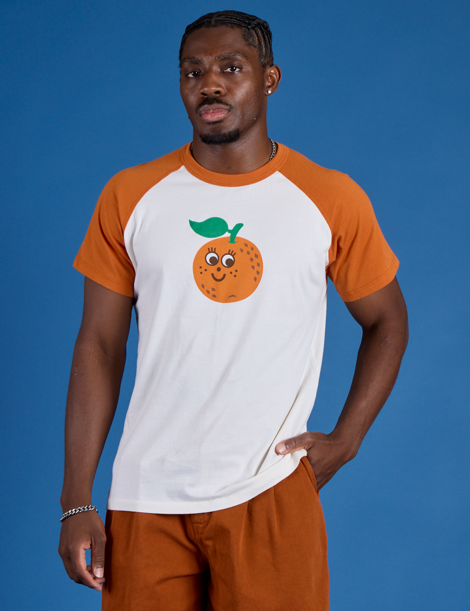 Produce Raglan Tee - Orange