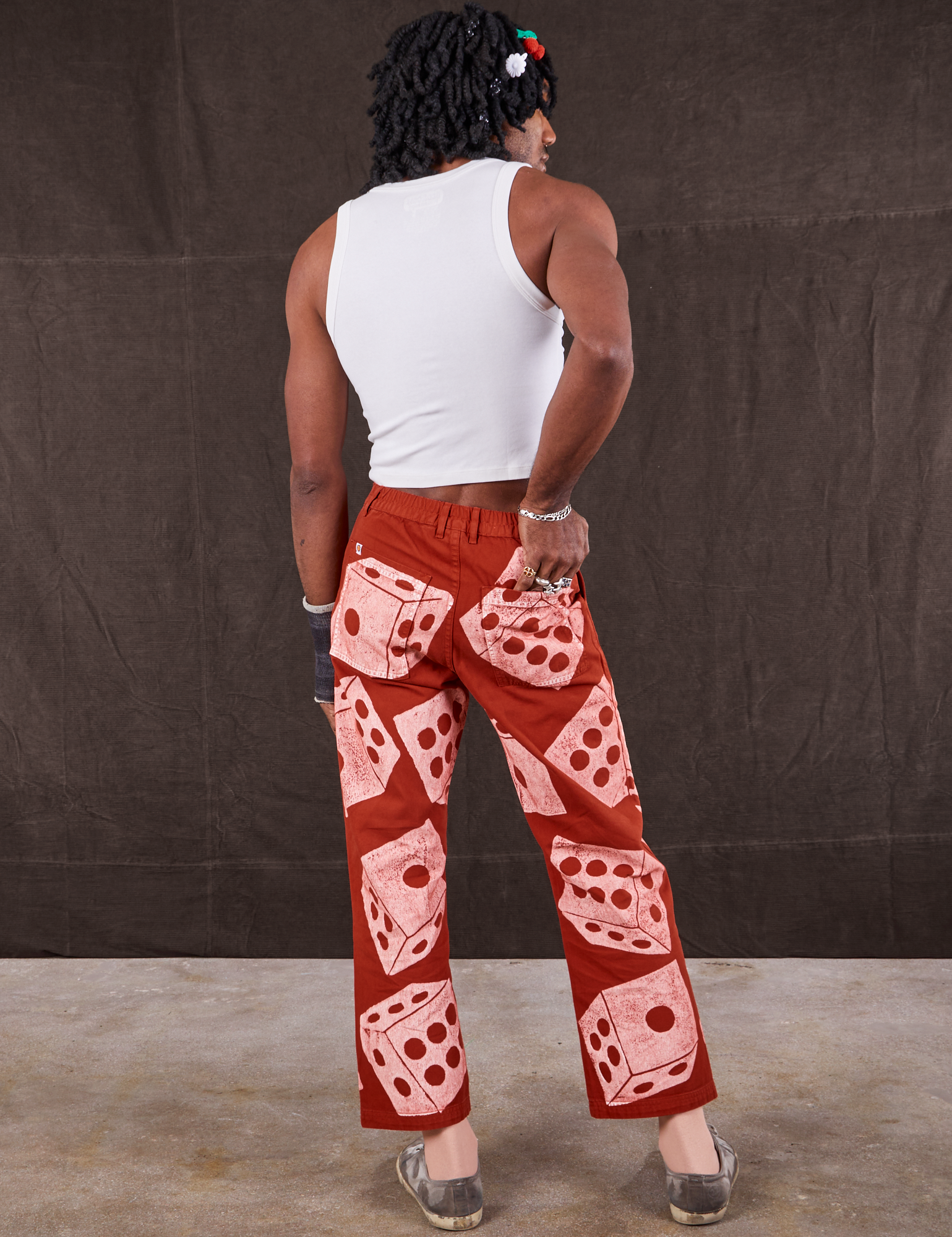 Icon Work Pants - Dice (Paprika Red) *FINAL SALE*
