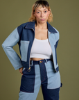Mechanic Jacket - Mismatched Denim