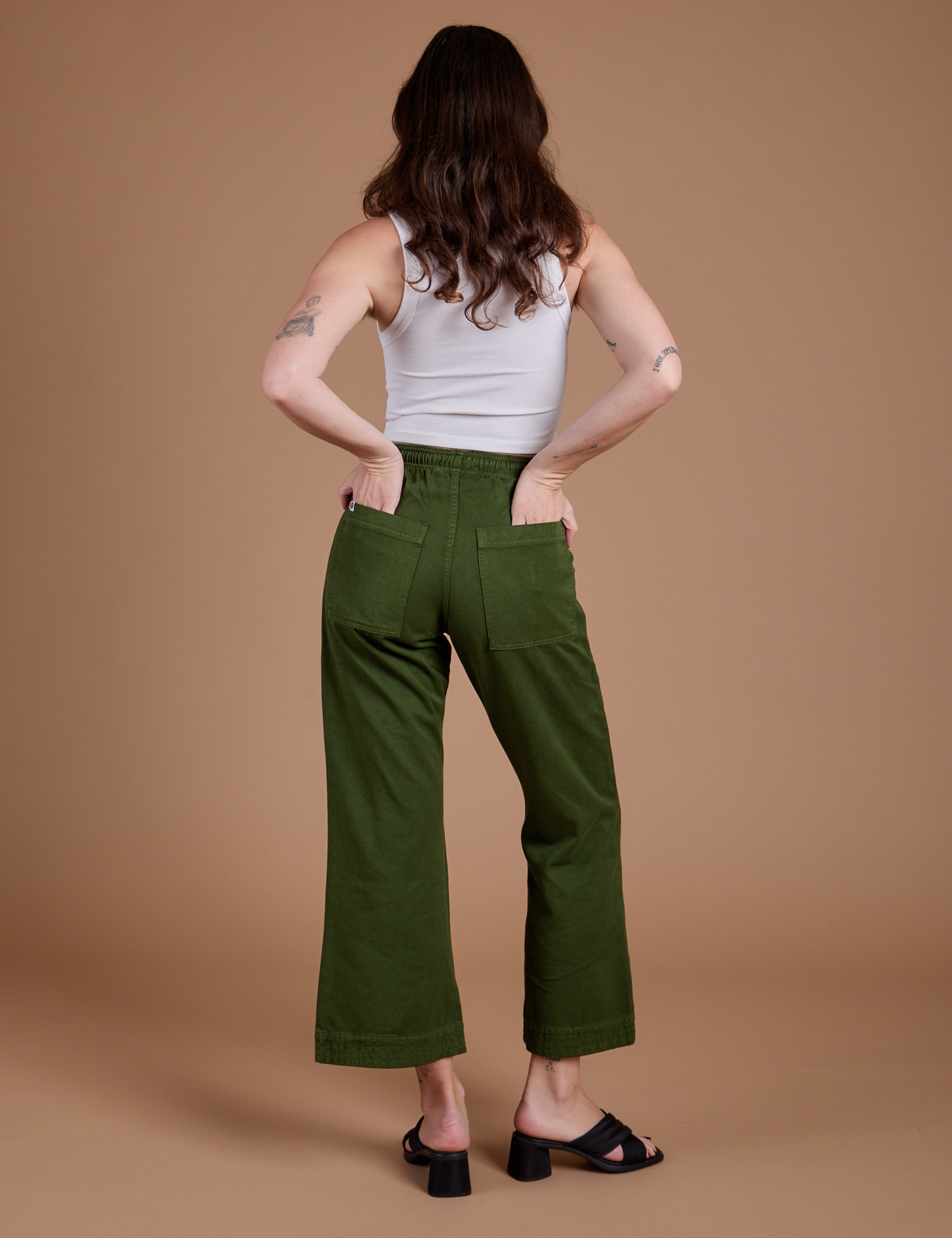Organic Action Pants - Evergreen
