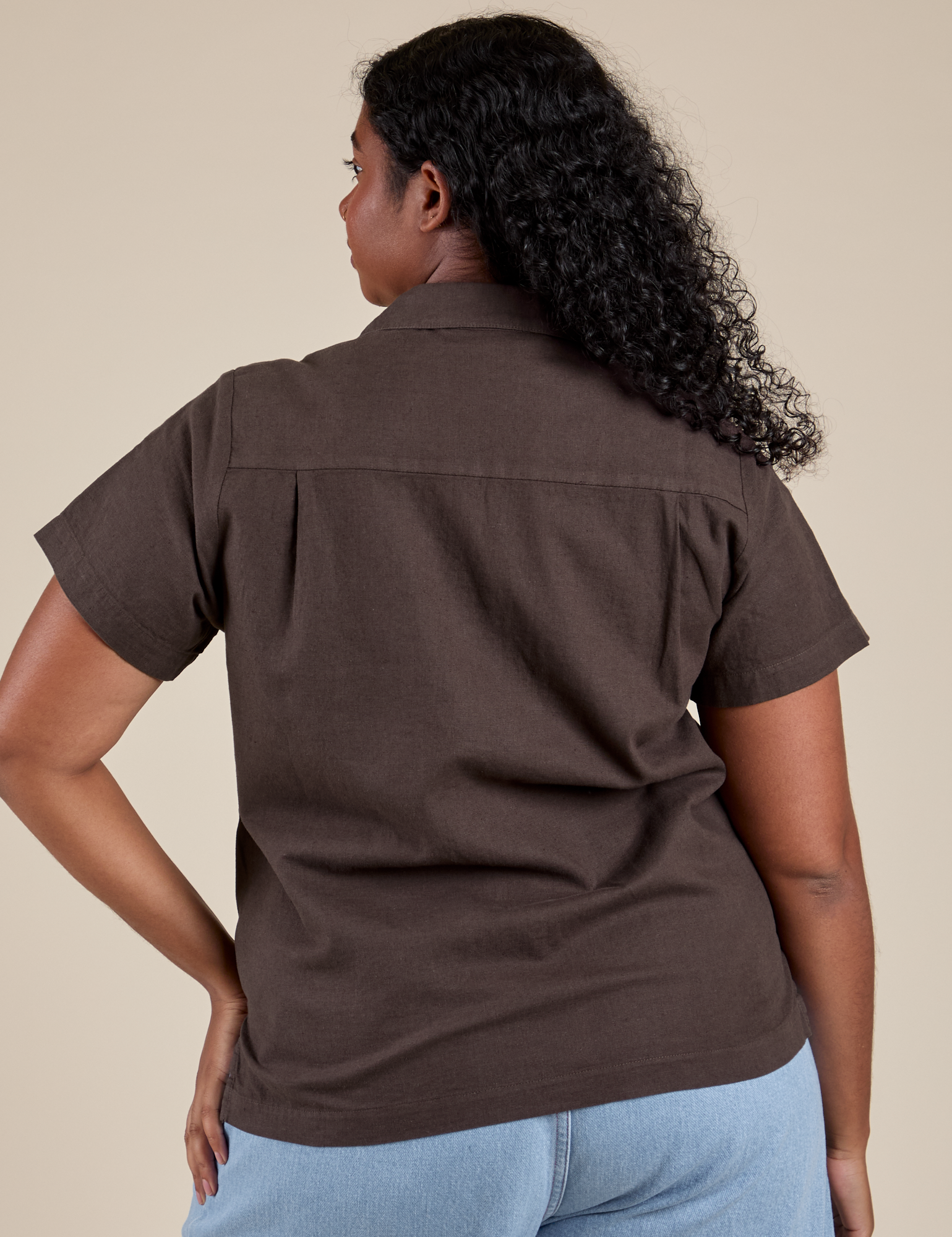 Pantry Button-Up - Espresso Brown