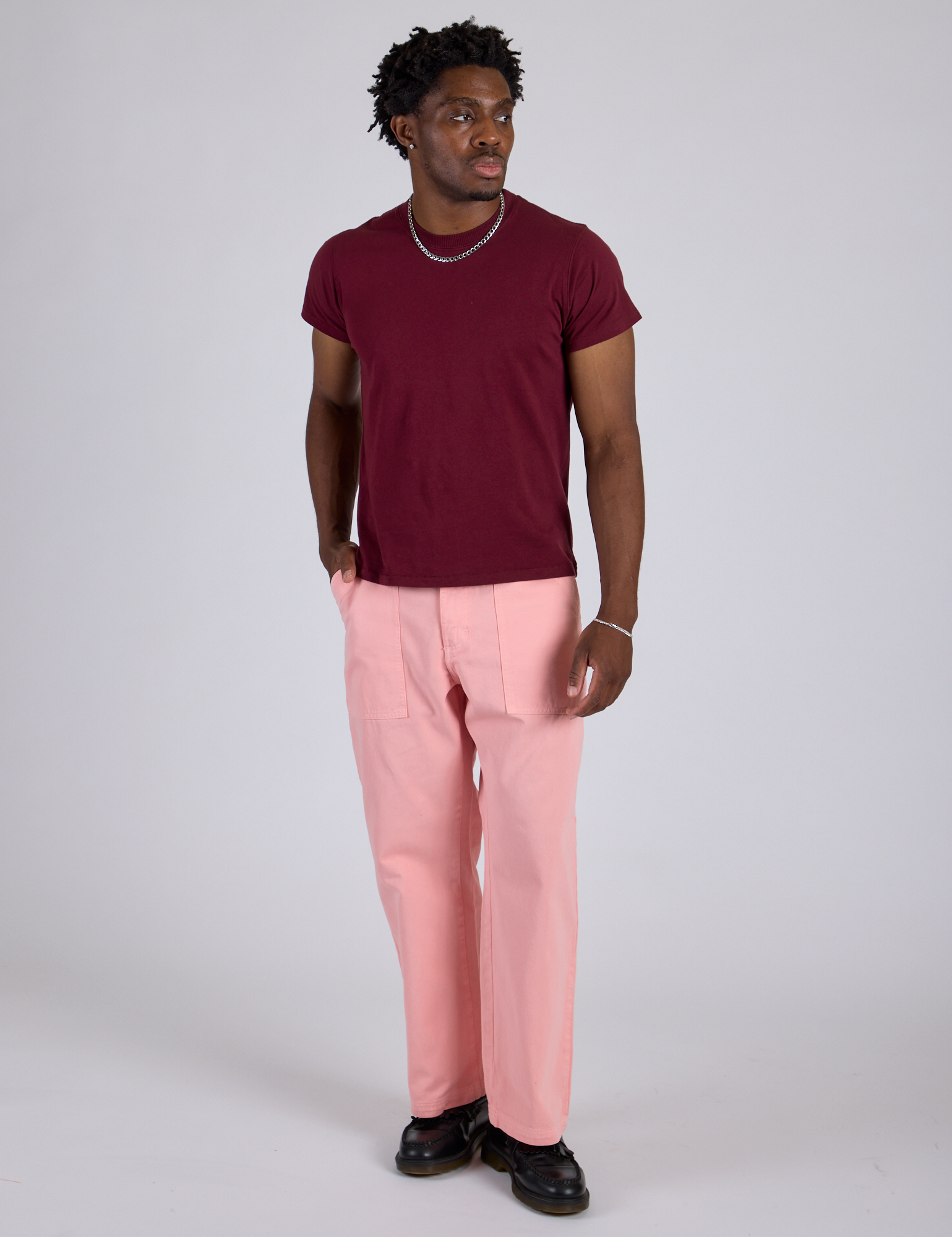 Work Pants - Baby Pink