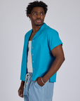 Pantry Button-Up - Hawaiian Blue
