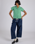 Pantry Button-Up - Seafoam Green