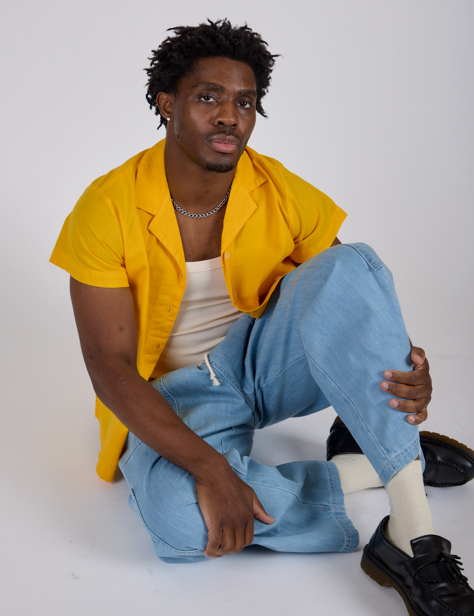 Pantry Button-Up - Sunshine Yellow