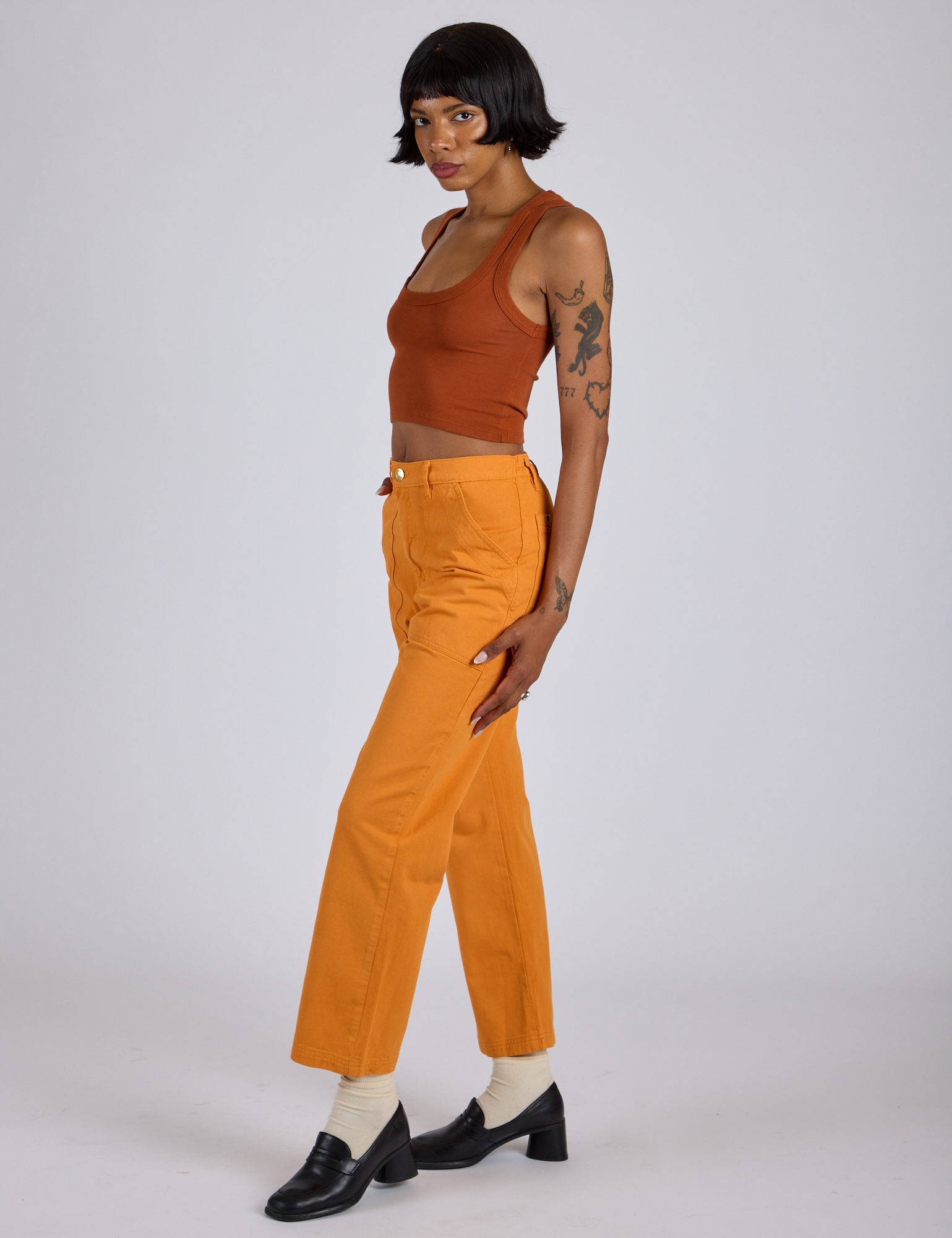 Work Pants - Creamsicle Orange
