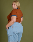 Vintage Ringer Tee - Burnt Terracotta