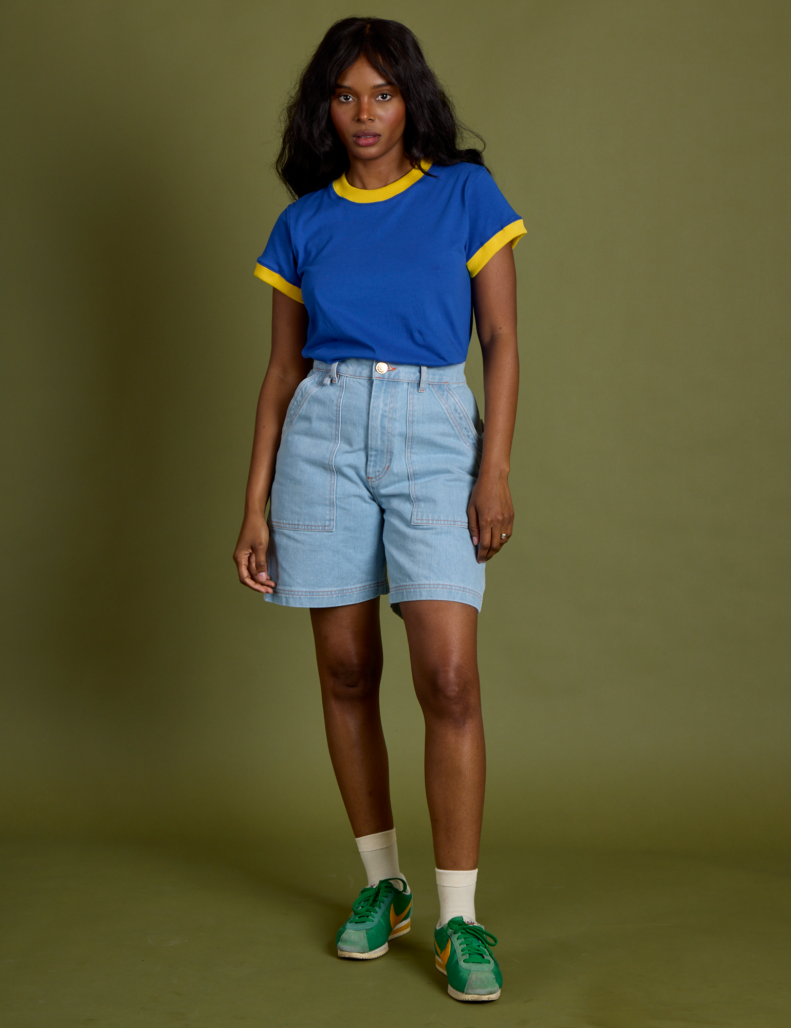 Vintage Ringer Tee - Royal Blue
