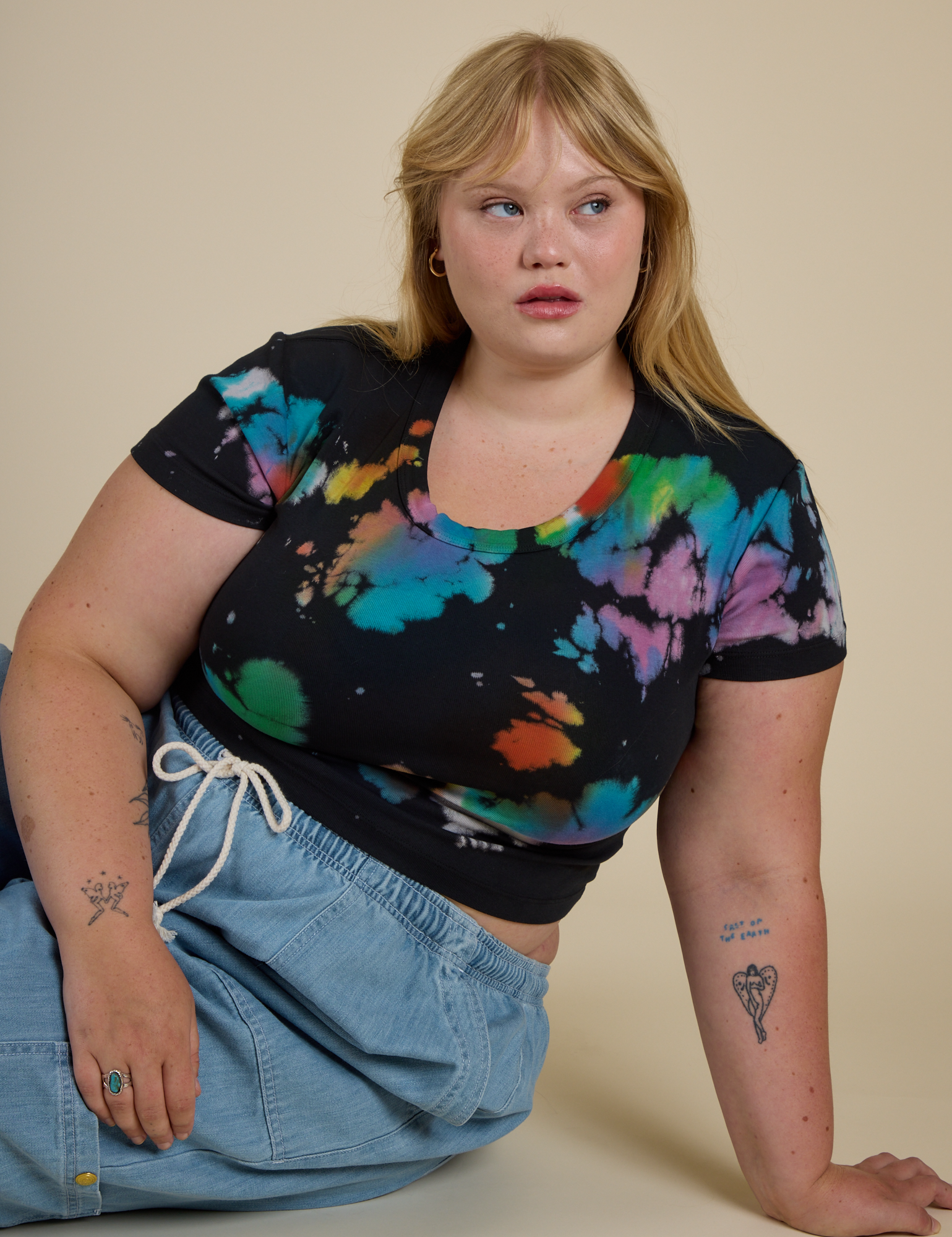 *PRE-ORDER* Rainbow Magic Waters Cropped Baby Tee