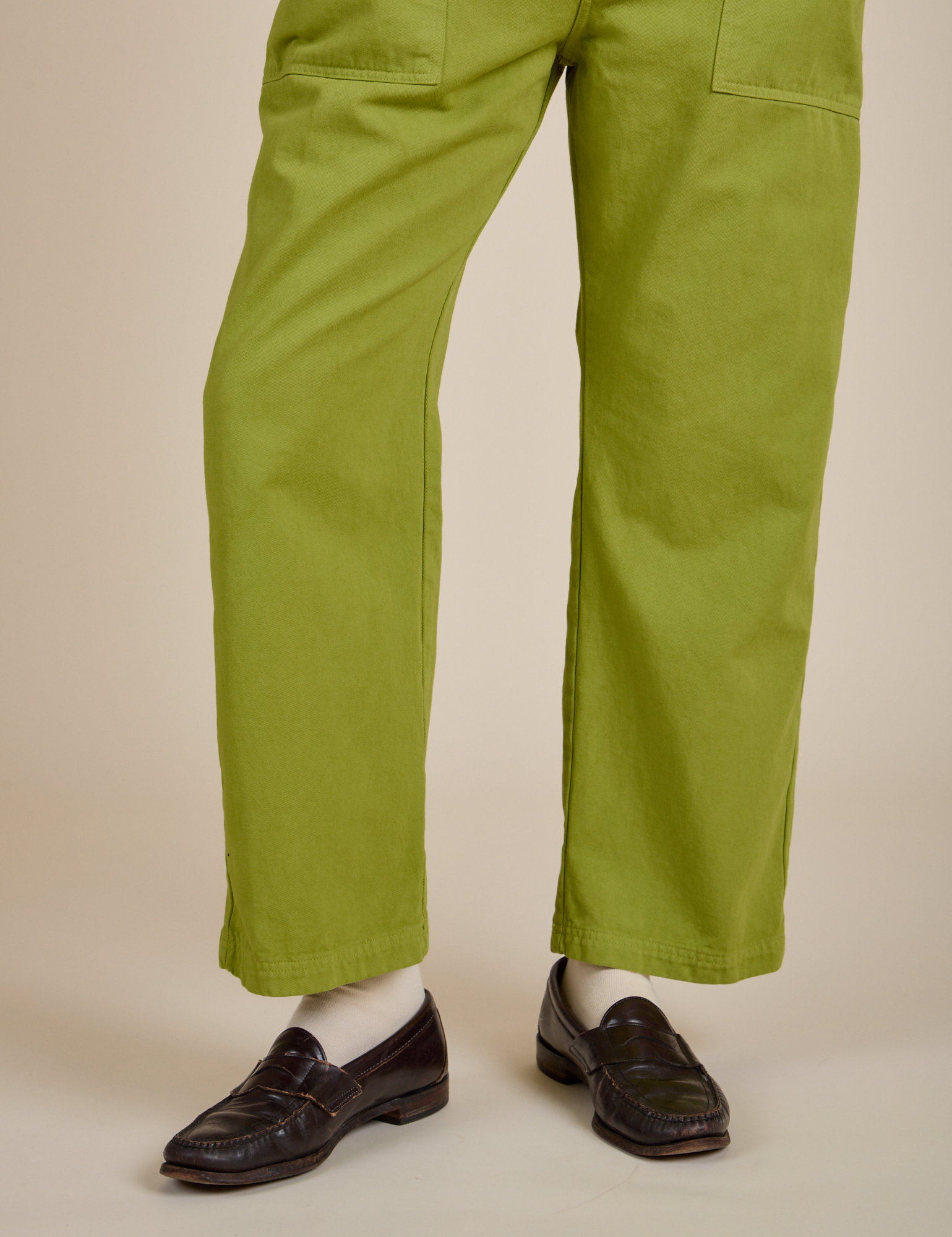 Short Sleeve Jumpsuit - Gross Green